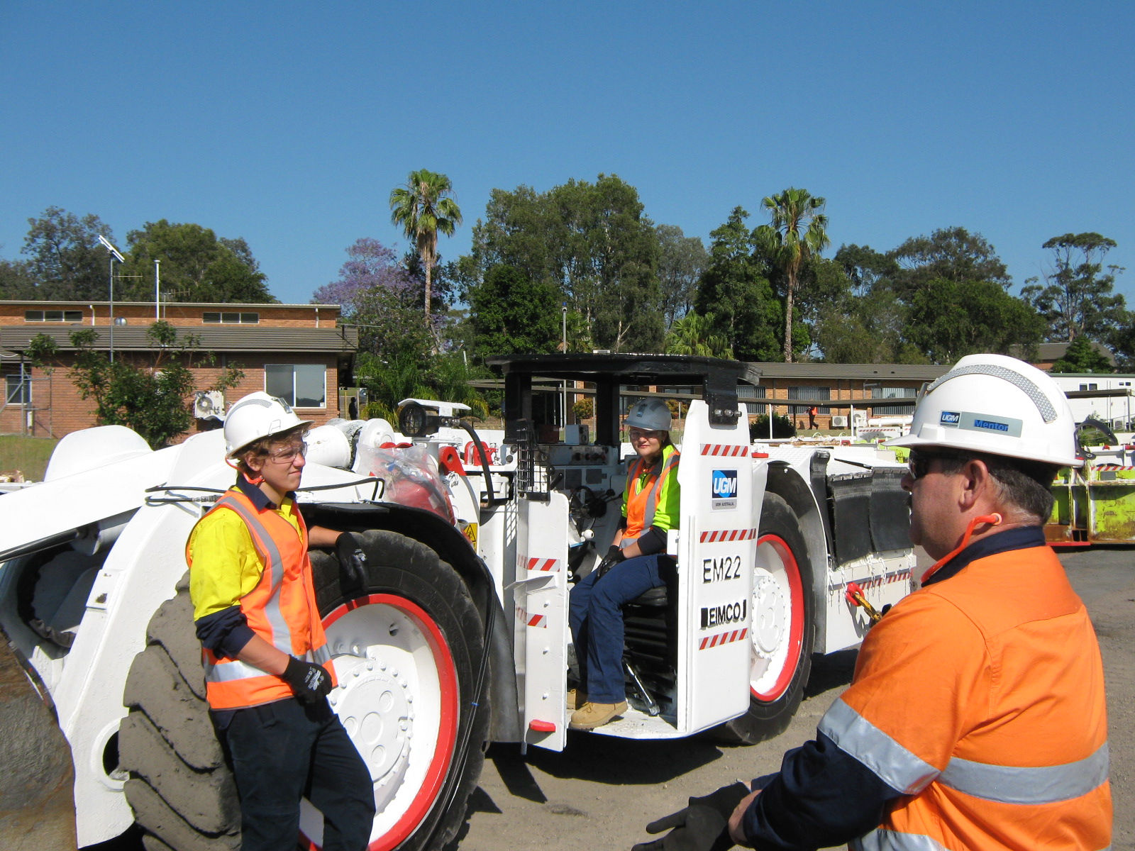Operating machinery